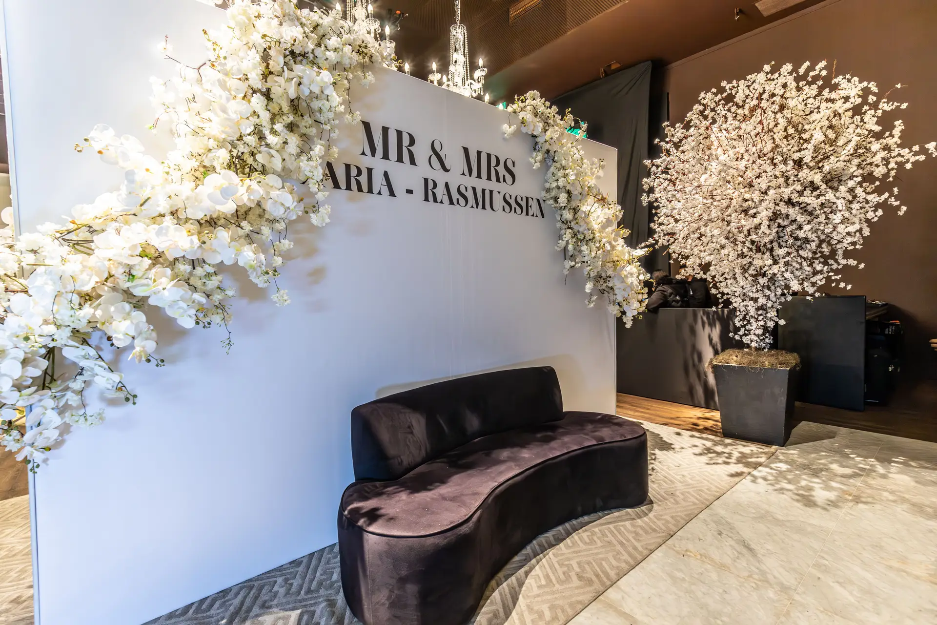 Welcome floral display