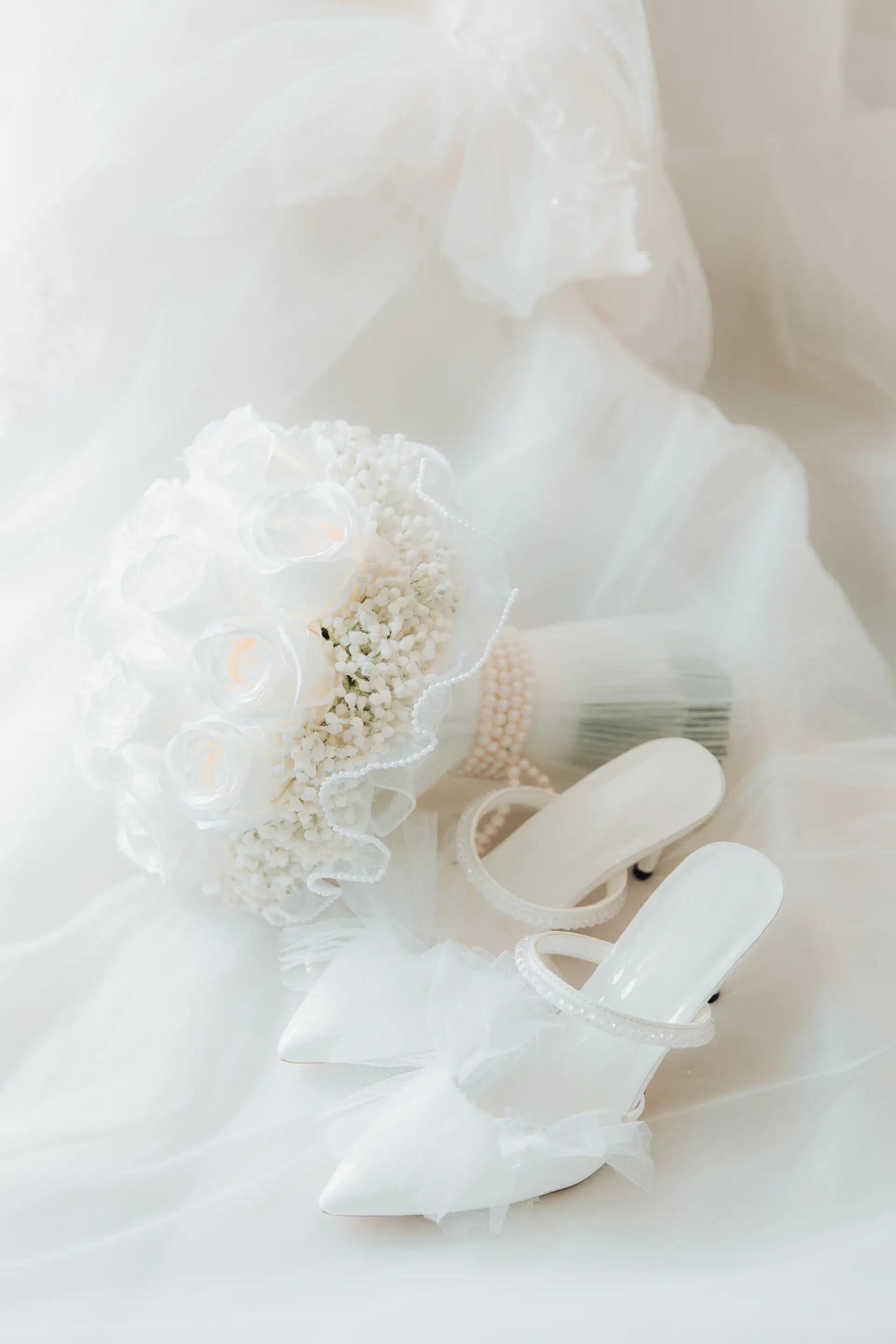 Gentle pastel flowers for a new baby celebration