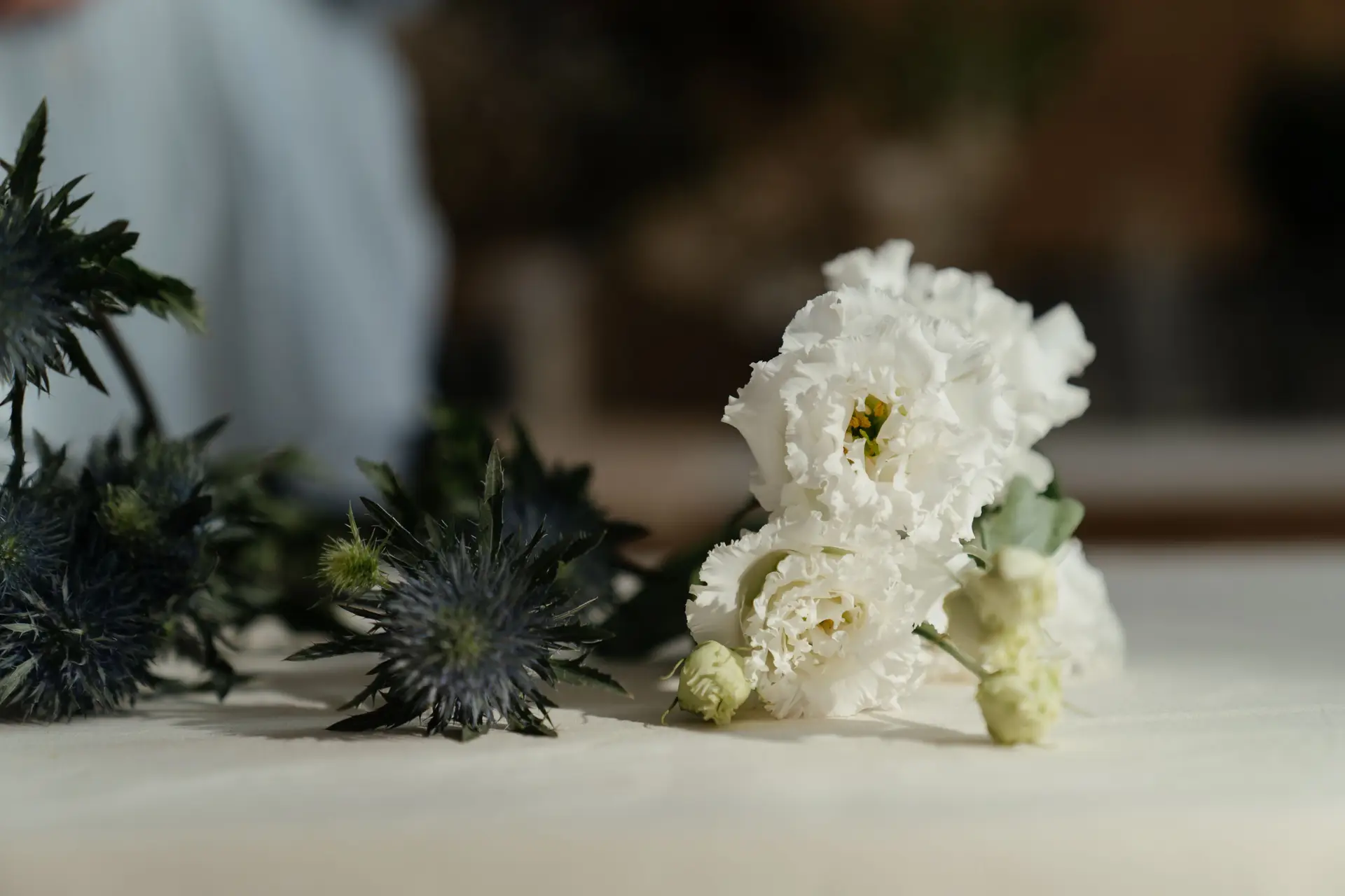 Detailed editorial floral arrangement